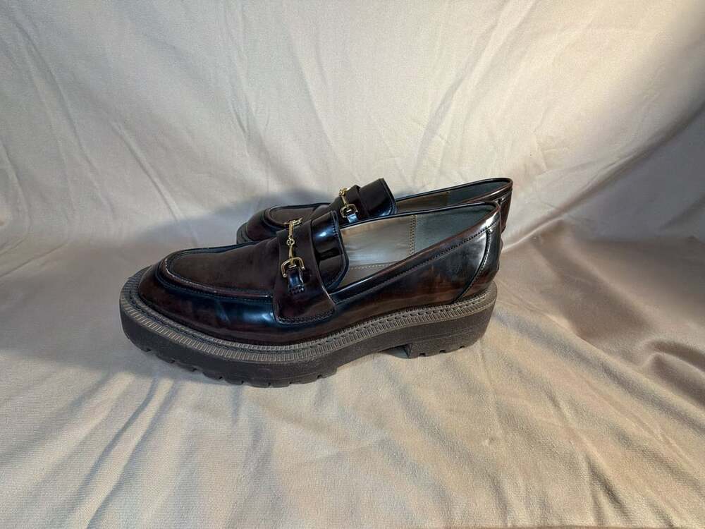 Sam Edelman Laurs Platform Lug Sole Loafer Brown 9.5